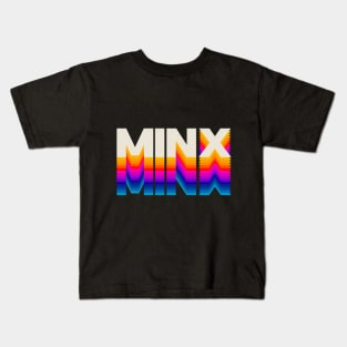 4 Letter Words - Minx Kids T-Shirt